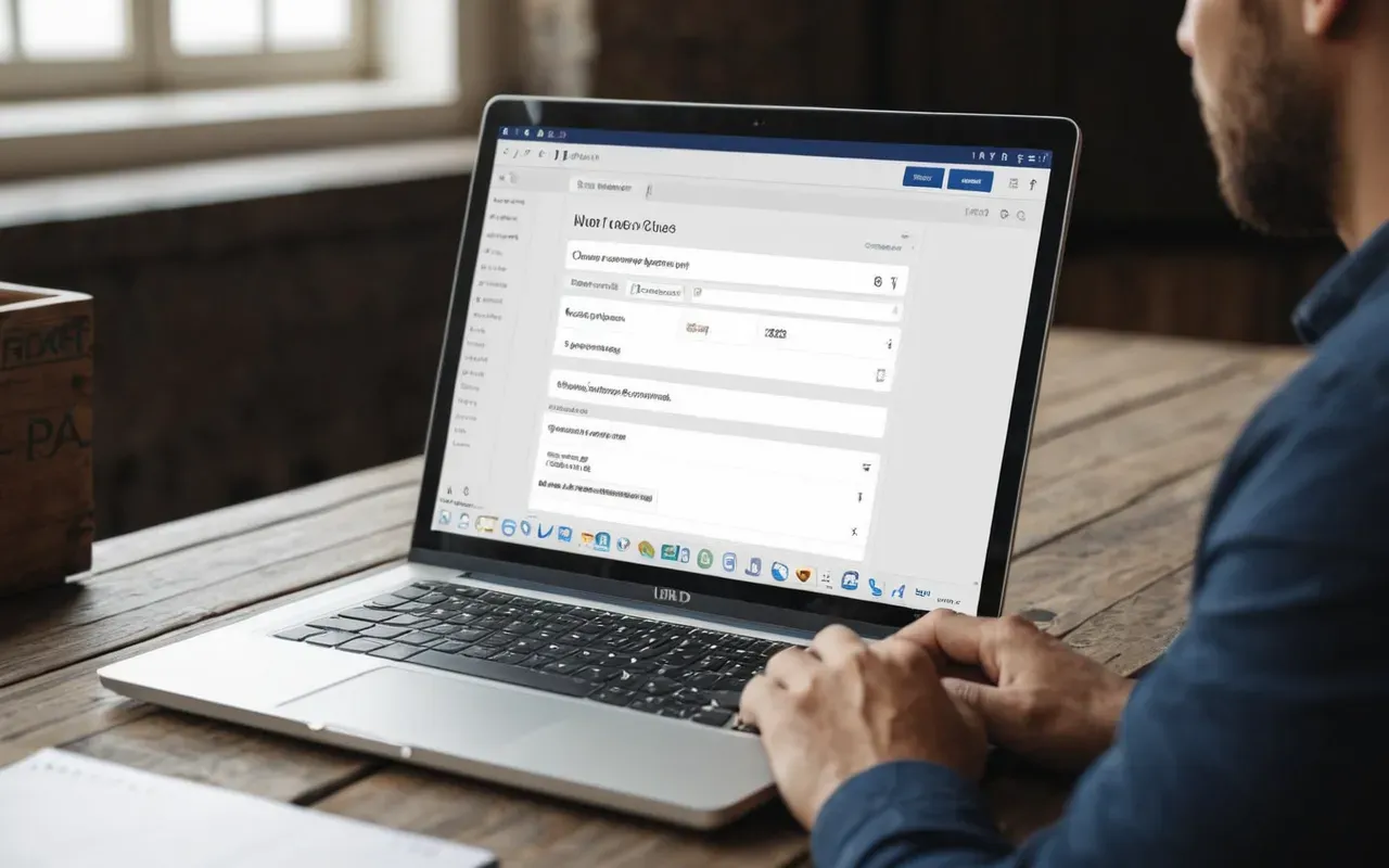 fiyat karşılaştırması A person using a laptop to compare shipping quotes with multiple browser tabs open on the screen, focusing on financial planning and decision making in a bright office setting.
